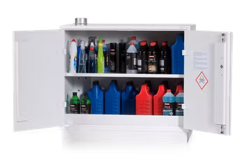 Kemikalieskåp brandisolerat, 900x1000x450 inkl en hylla, 4-656-4
