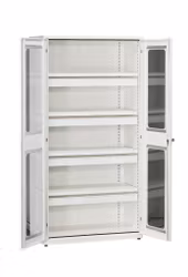 Miljöskåp HD 500 inkl. ventilation glasdörrar, 4-526-4