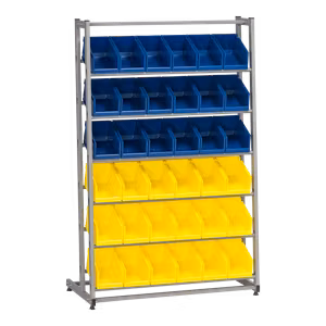 Komplett backställ  inkl 36 plastbackar Mix1,  5-860-0