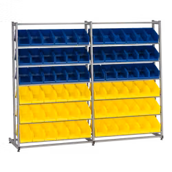 Komplett backställ  inkl 72 plastbackar Mix2, 5-861-0