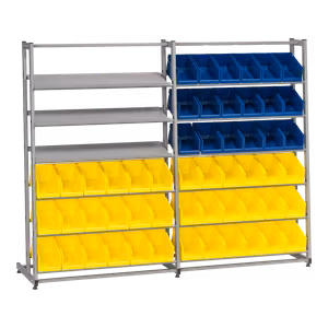 Komplett backställ  inkl 54 plastbackar Mix3, 5-862-0