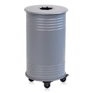 Afallsbehållare pant, hjul, grå, 13510-016-136