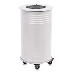 Avfallsbehållare brännbart, hjul, vit, 13510-018-141