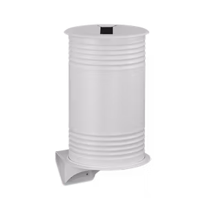 Vit avfallsbehållare för papper, vägg, 13510-008-141