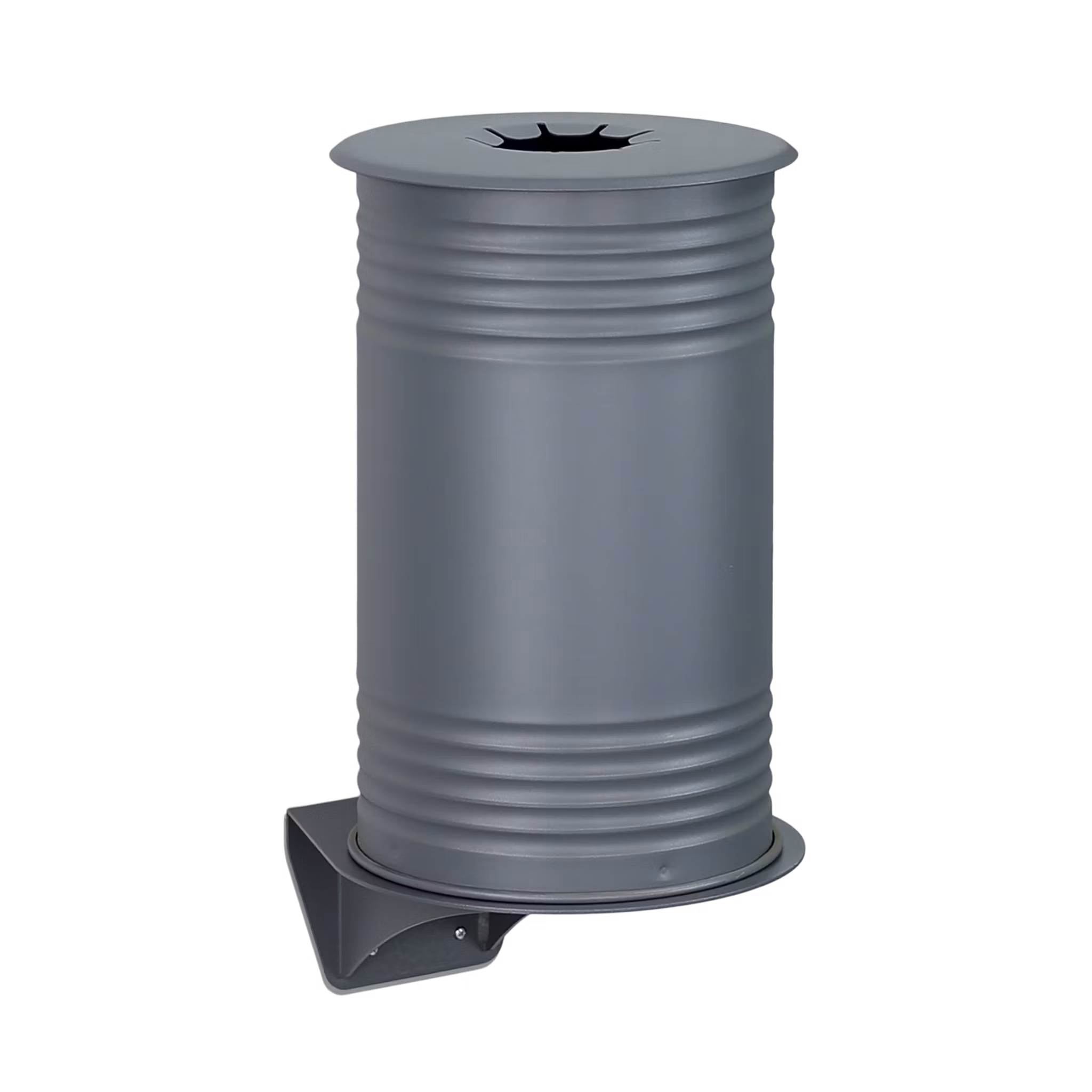 Grå avfallsbehållare för pant, vägg, 13510-007-136