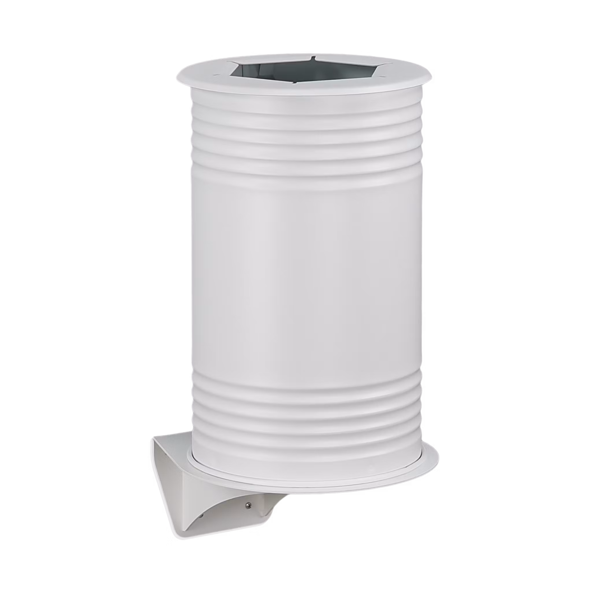 Vit avfallsbehållare brännbart, vägg, 13510-009-141