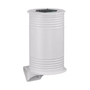 Vit avfallsbehållare brännbart, vägg, 13510-009-141