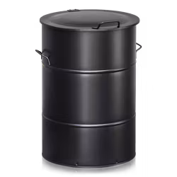 Avfallsbehållare 160 liter svart, 2-475-7