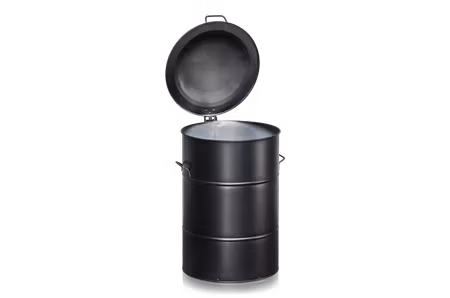 Avfallsbehållare 160 liter svart, 2-475-7