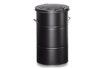 Avfallsbehållare 115 liter svart, 2-474-7