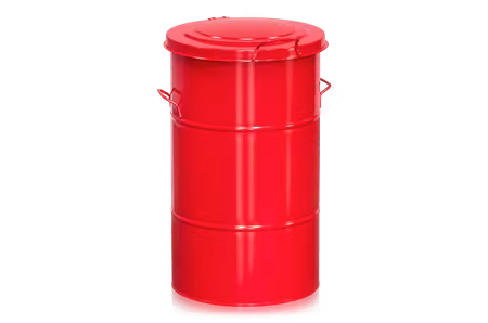 Avfallsbehållare 115 liter röd, 2-474-5
