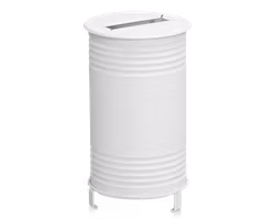 Avfallsbehållare Tin, papper, vit, 13510-004-141