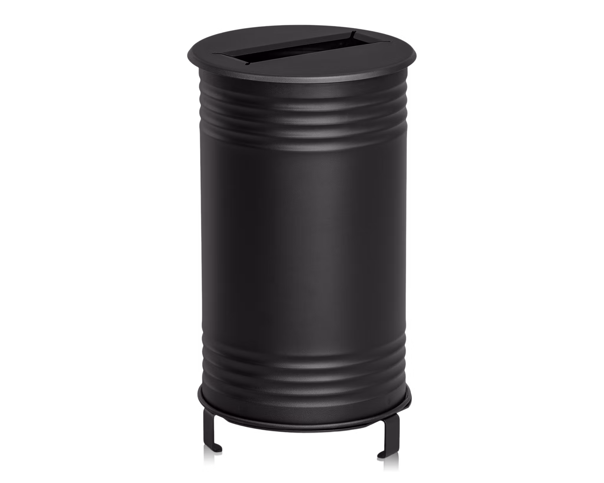 Avfallsbehållare Tin, papper, svart, 13510-004-196