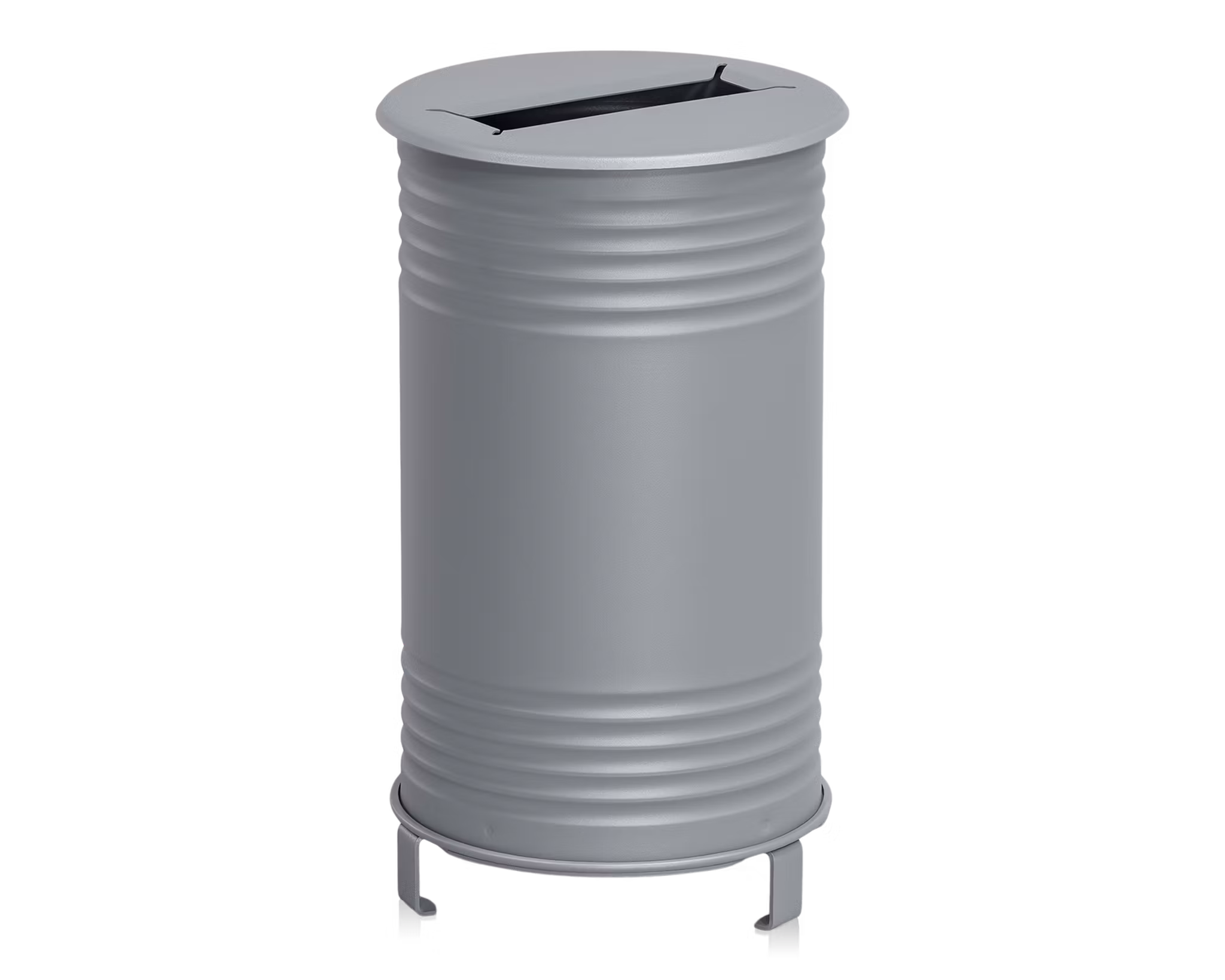 Avfallsbehållare Tin, papper, grå, 13510-004-136