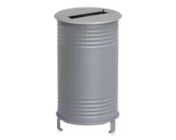 Avfallsbehållare Tin, papper, grå, 13510-004-136