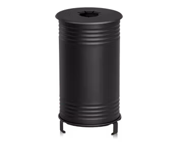 Avfallsbehållare Tin, pant, svart, 13510-003-196