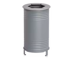 Avfallsbehållare Tin, brännbart, grå, 13510-005-136