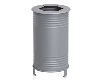 Avfallsbehållare Tin, brännbart, grå, 13510-005-136