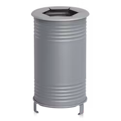 Avfallsbehållare Tin, brännbart, grå, 13510-005-136