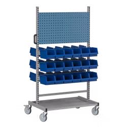 Komplett montörvagn inkl 36 plastbackar, 5-841-136