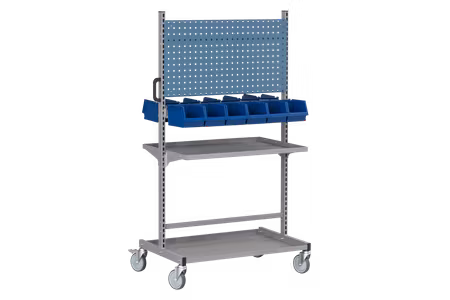 Komplett montörvagn inkl 12 plastbackar, 5-842-136