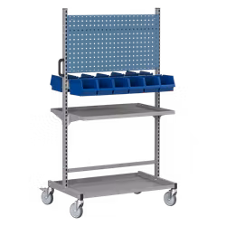 Komplett montörvagn inkl 12 plastbackar, 5-842-136