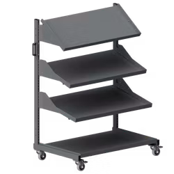 Backvagn Stor, 3 hyllplan + botten, 9-600-136