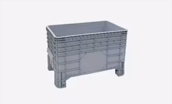 Pallbox med fötter, 1040x640x670mm, 285 Liter