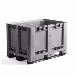 Pallbox med medar 1200x800x760mm, 470 Liter