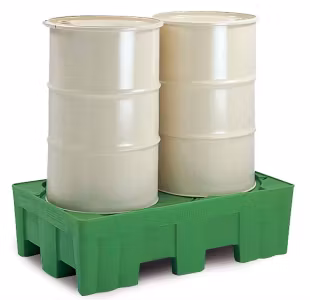 Fatpall av plast, för 2 oljefat, 220 liter