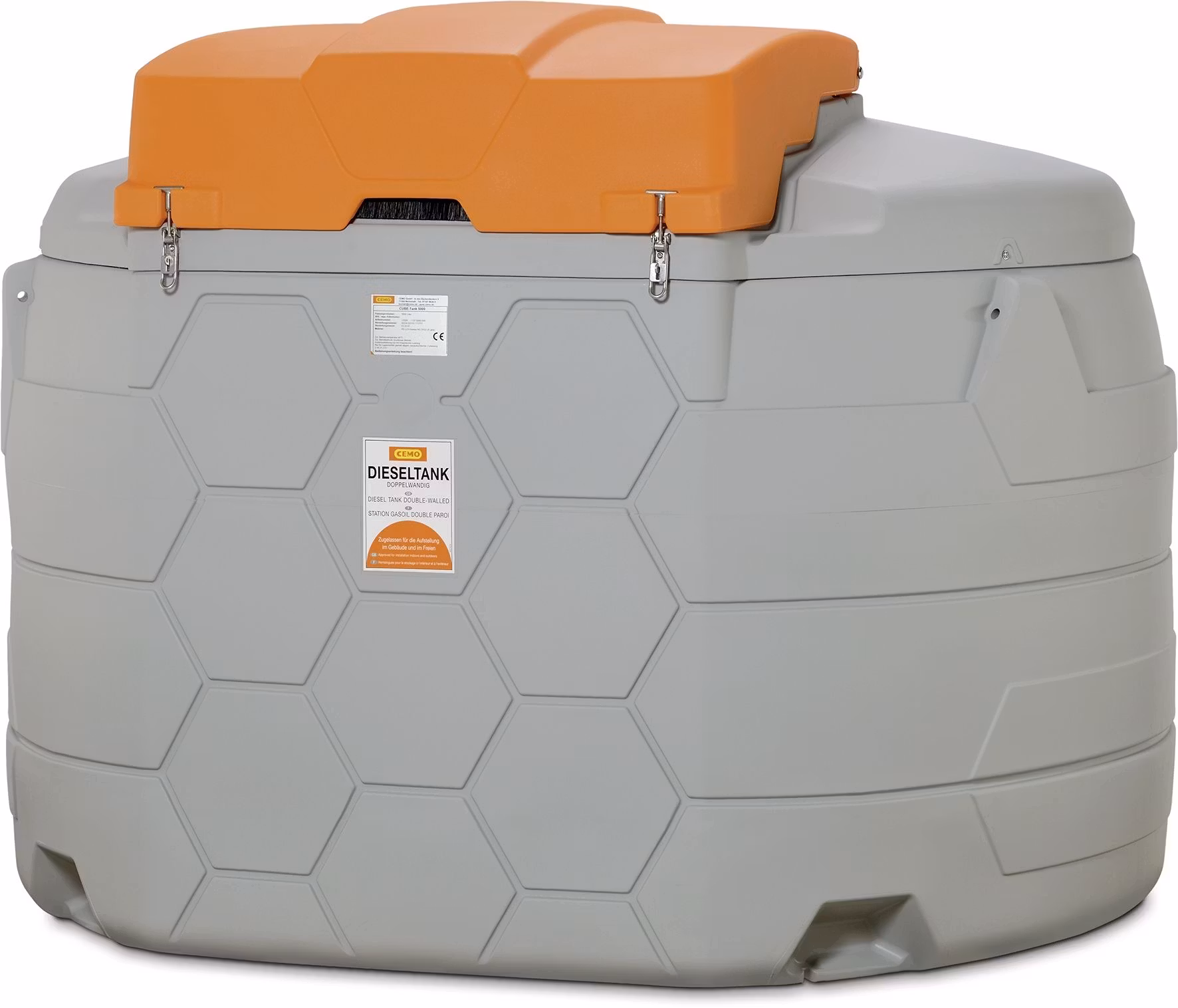 CEMO Stationär dieseltank 5000 Liter Cube Basic, 11078