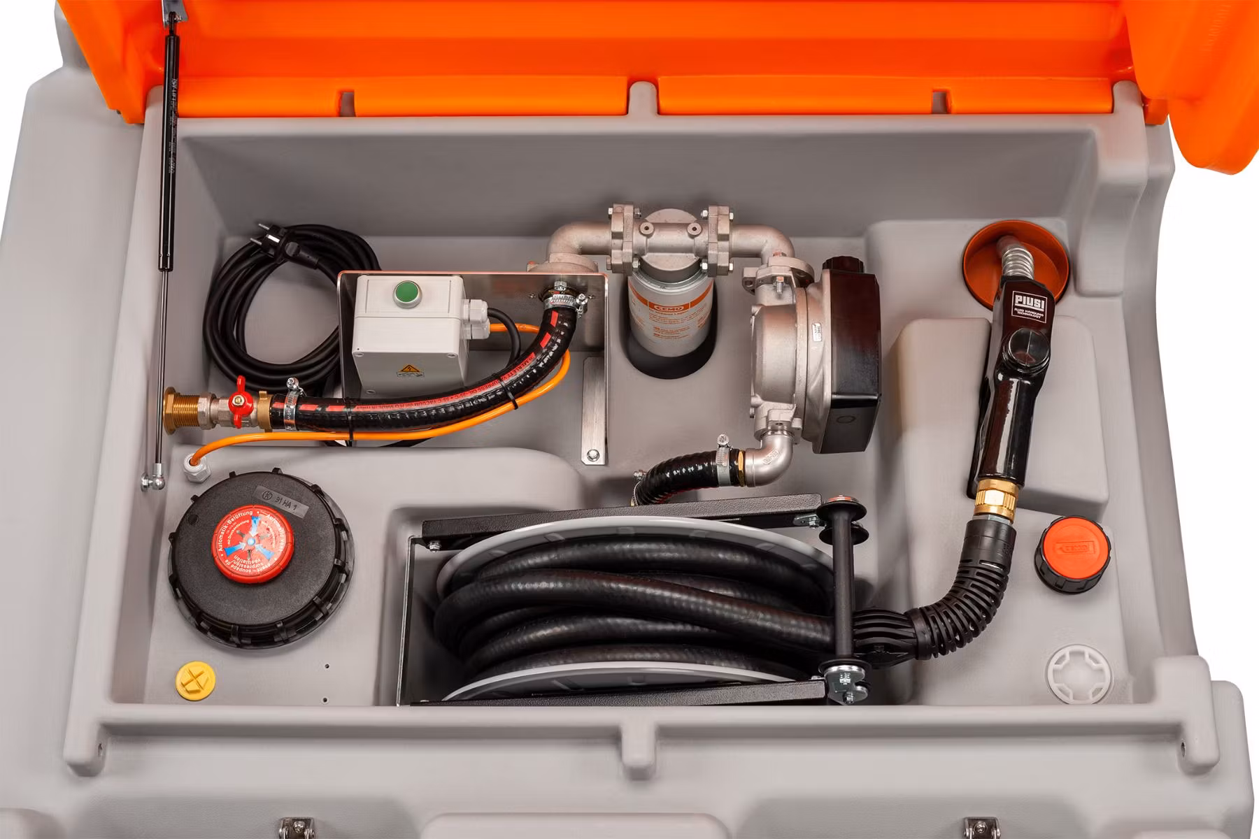 CEMO Dieseltank med Adblue 850/100 liter – ADR, 230 V, 10829