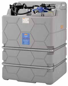 CEMO AdBlue tank CUBE 2500 L Premium inomhus med flödesmätare, 10435