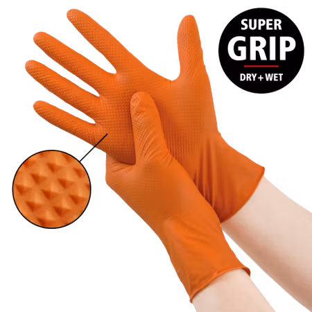 Big Pack Nitrilhandskar Diamond Amabilia Safe, 500 st, storlek M / 8