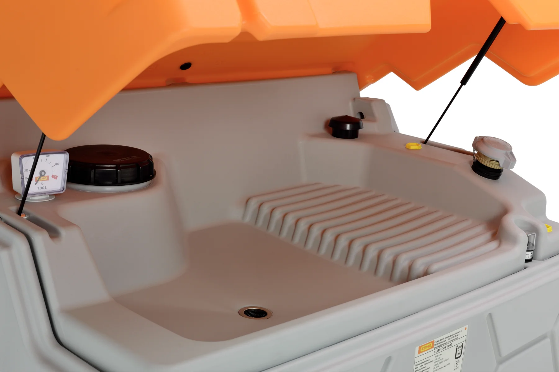 CEMO Spilloljetank Cube 1500 Liter utomhus, 10481