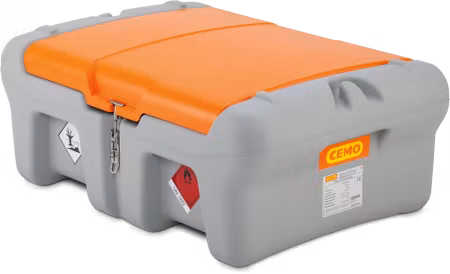 CEMO Dieseltank 210 Liter Låg Pickuptank - med lock, 11250