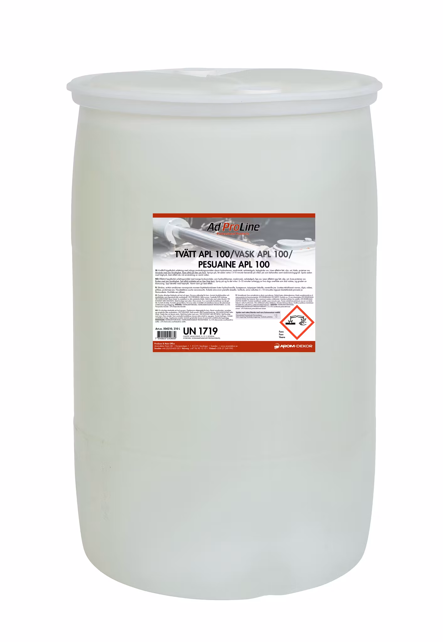 Alkalisk avfettning APL 100
