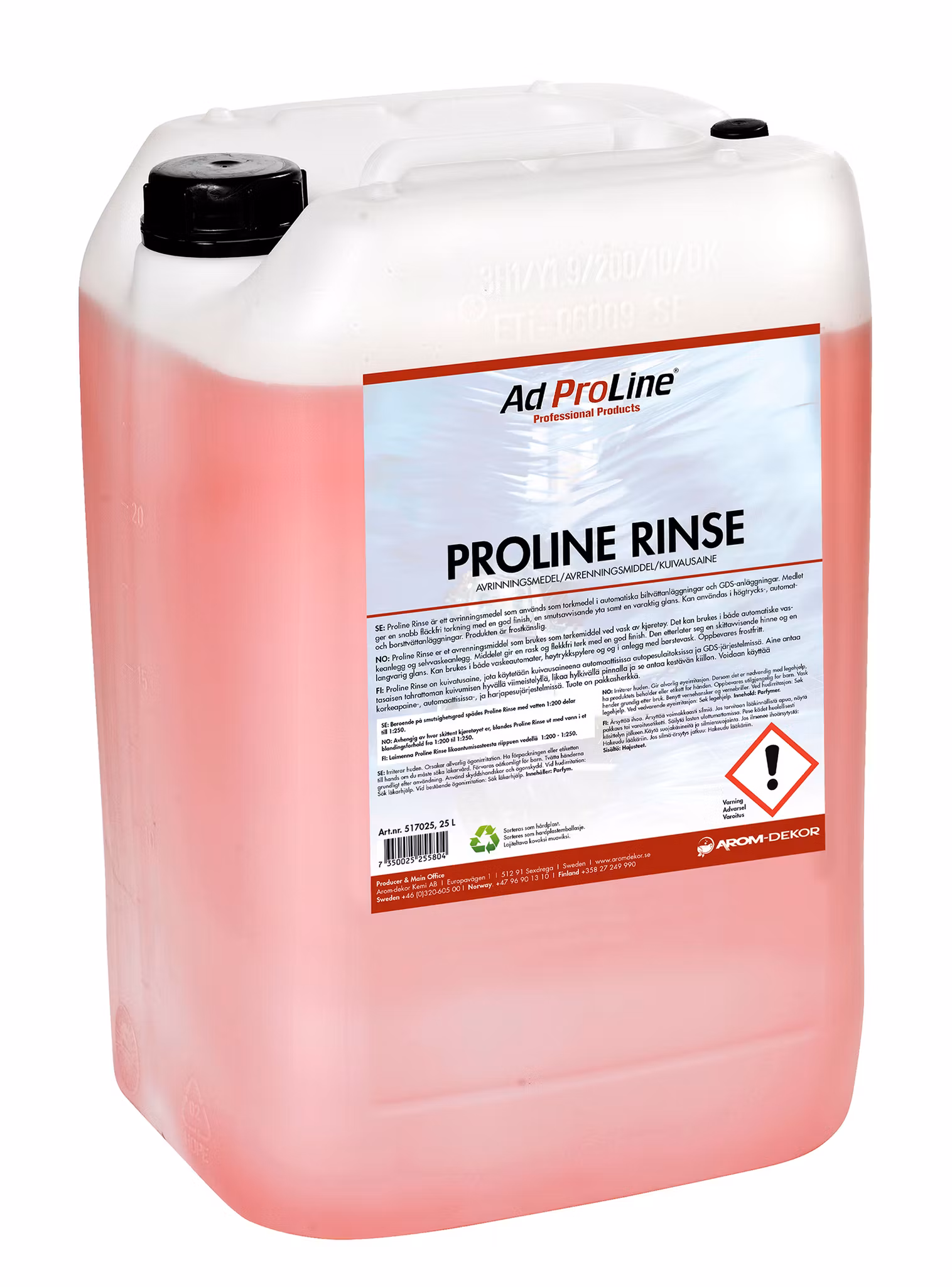 Proline Rinse dunk 25 liter