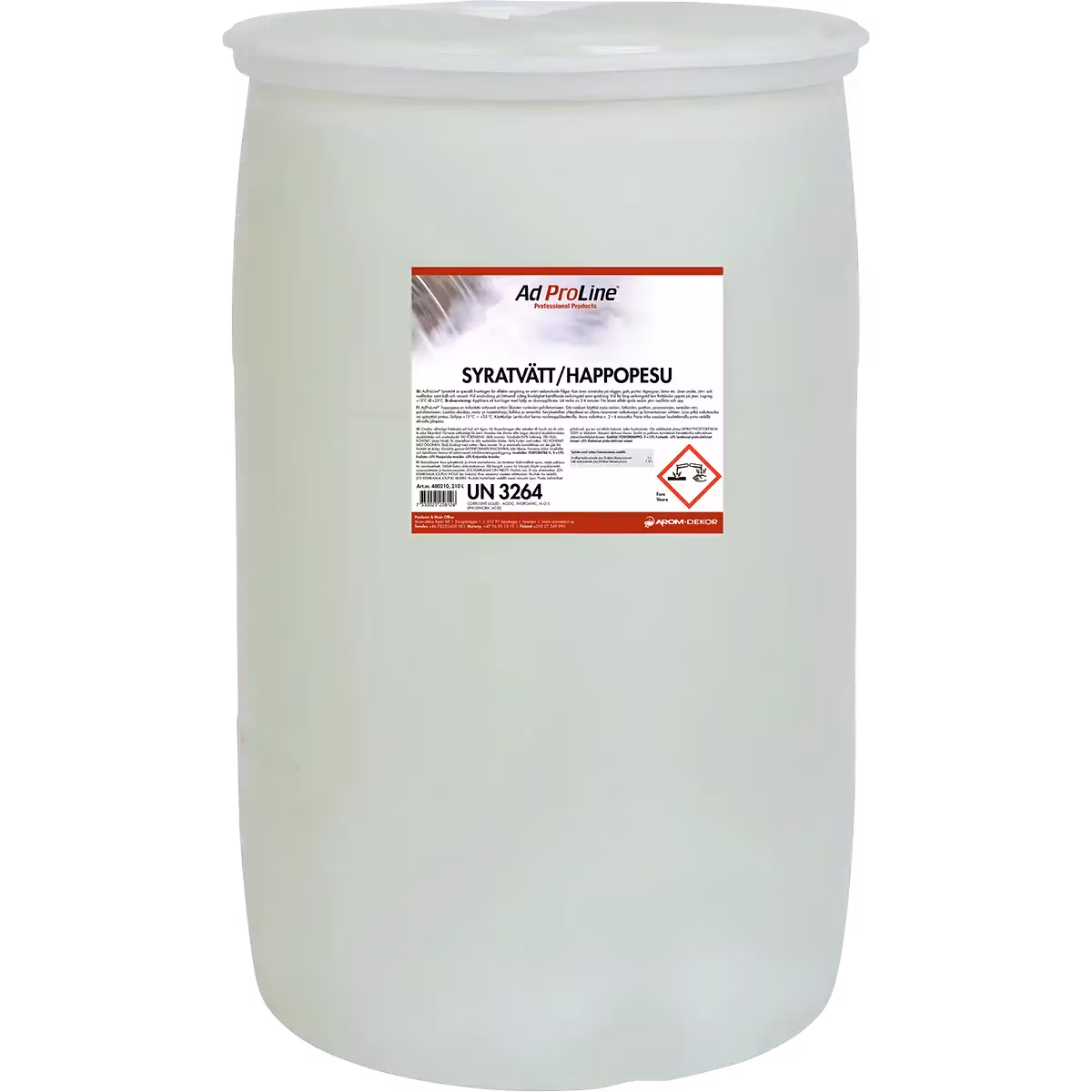 Syratvätt fat 210 liter