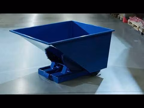 Tippcontainer 600 liter orange