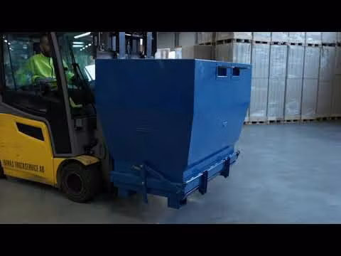 Bottentömmande container 1800 liter