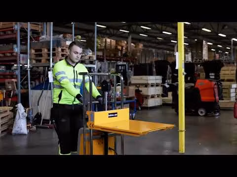 Elektrisk ministaplare och mobilt lyftbord