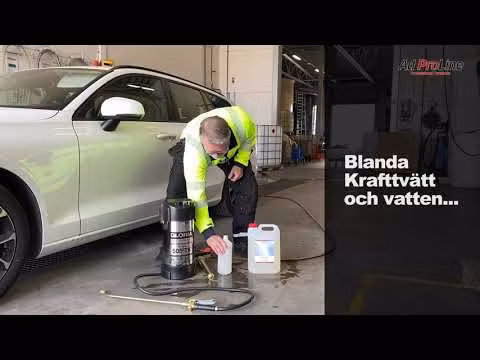 Alkalisk avfettning Krafttvätt