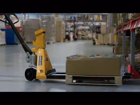 Handtruck med våg 2000kg