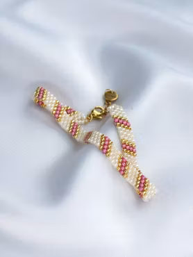 PERLEDRØM armbånd - dyp rosa