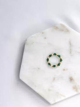 EMERALD GRØNN ring