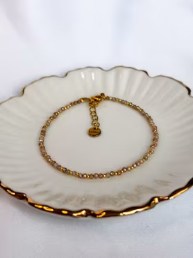 ZIRKONIA BEIGE armbånd