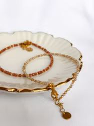 ZIRKONIA BEIGE armbånd