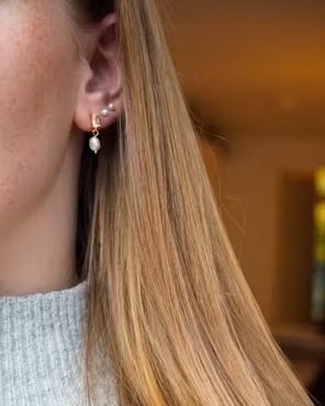 ZIRKONIA OG FERSKVANN studs s925