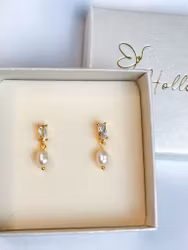 ZIRKONIA OG FERSKVANN studs s925